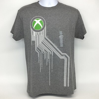 Xbox Logo Circuit T-shirt Gray M, L