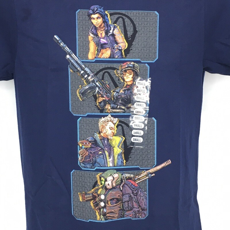 Borderlands 3 Vault Graphic T-Shirt Dark Blue S, M, L, Xl, XXL