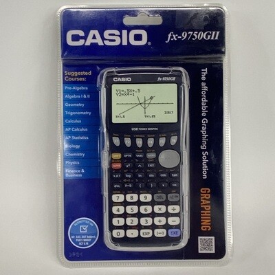 Casio fx-9750GII Graphing Calculator  - Blue