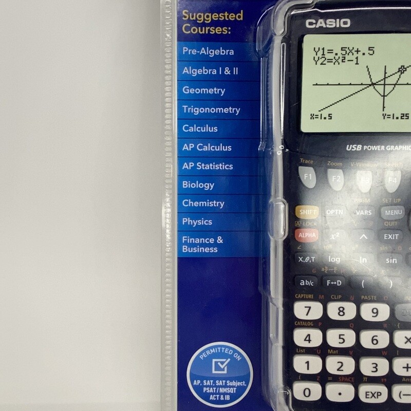 Casio fx-9750GII Graphing Calculator  - Blue