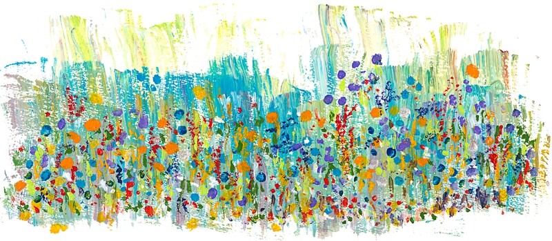 MEADOW; 20" LIMITED EDITION PRINT, SIGNED & NUMBERED