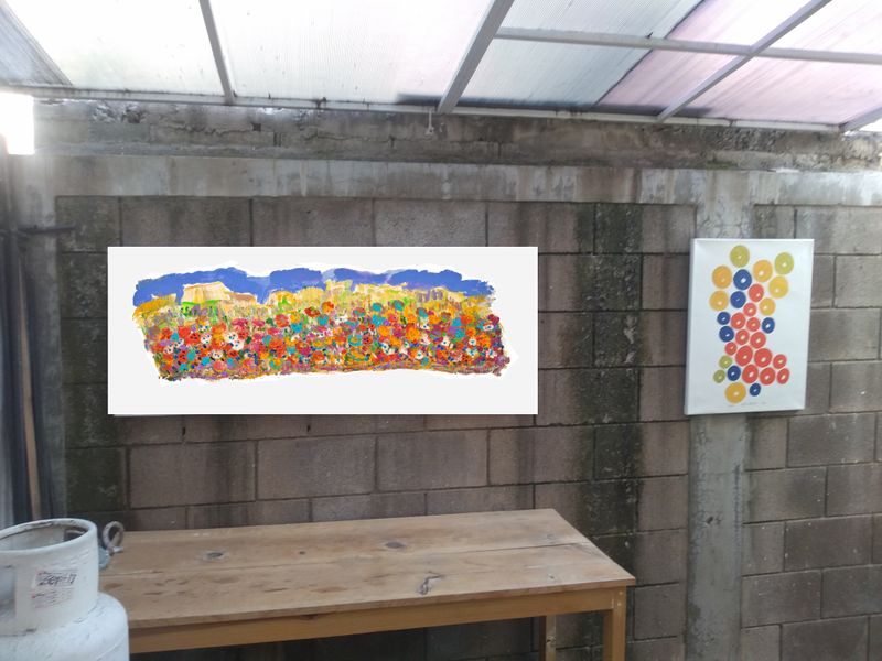 CANVAS - DESER STARS, 48&quot;