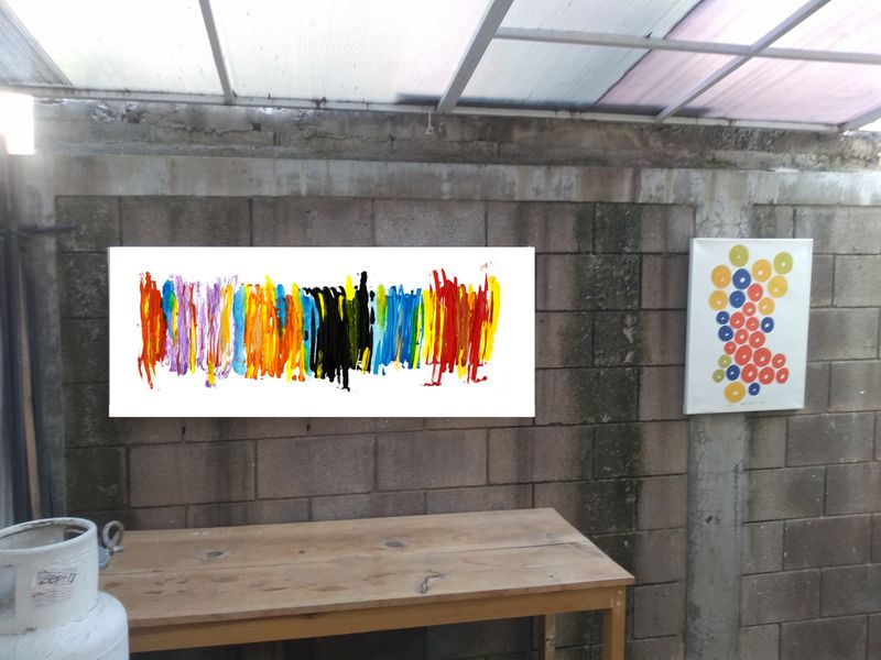 CANVAS - SHADES OF LOVE, 48&quot;