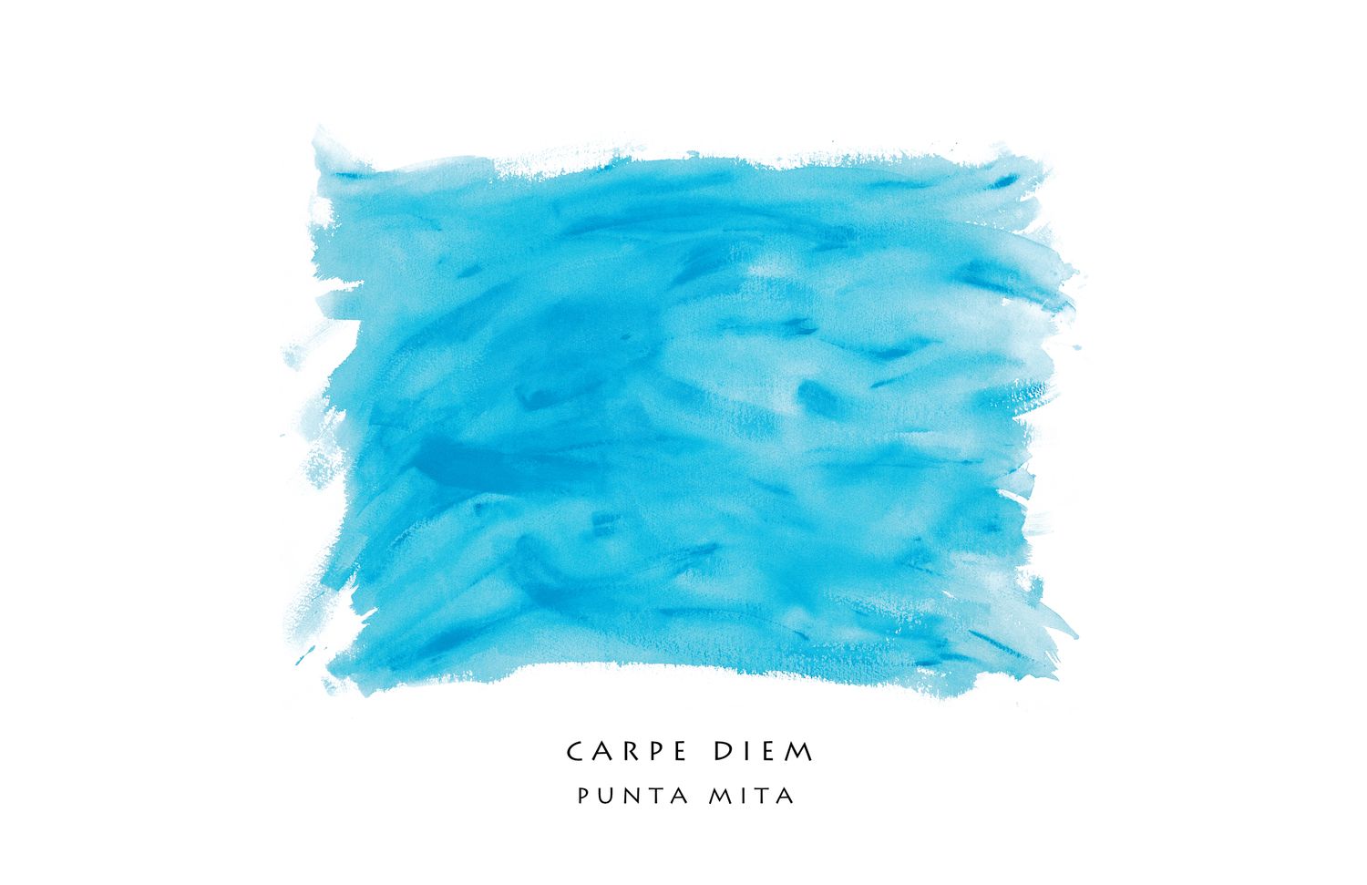 10&quot; CARPE DIEM, PUNTA MITA, SIGNED SOUVENIR PRINT
