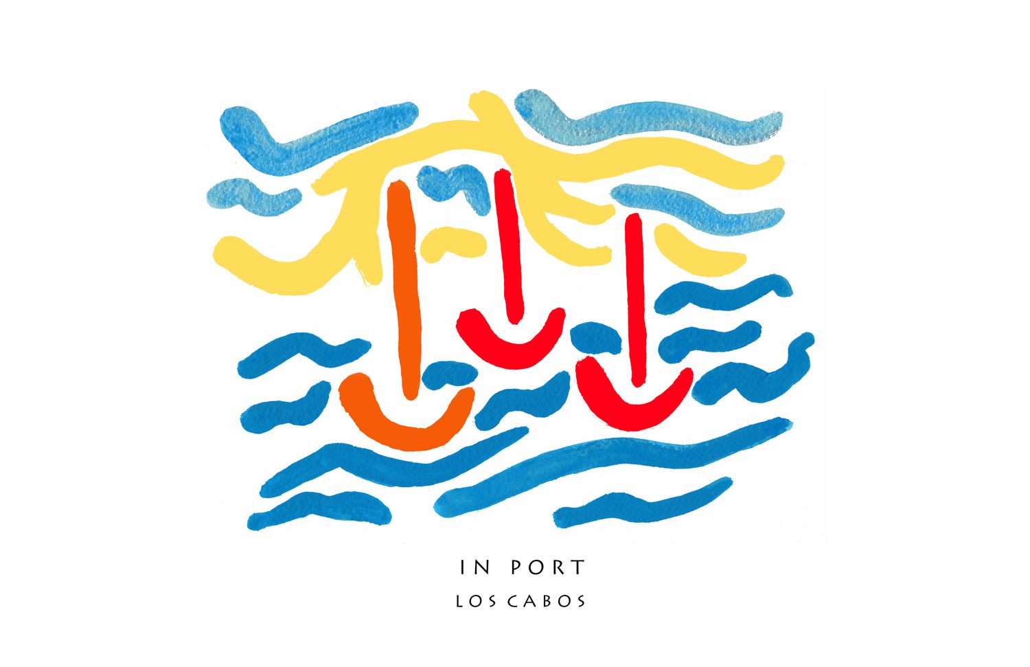 20&quot; IN PORT, LOS CABOS, SIGNED SOUVENIR PRINT