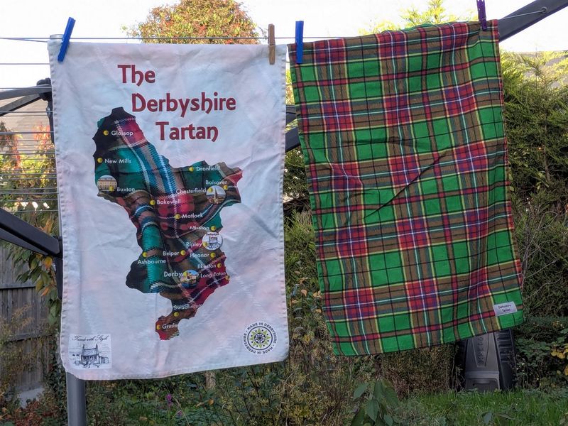 Derbyshire Tartan Tea Towels