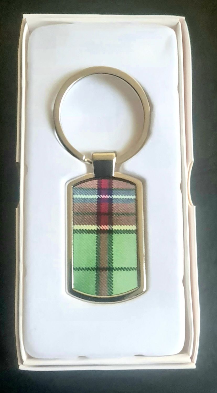 'Derbyshire'-tartan Key Ring