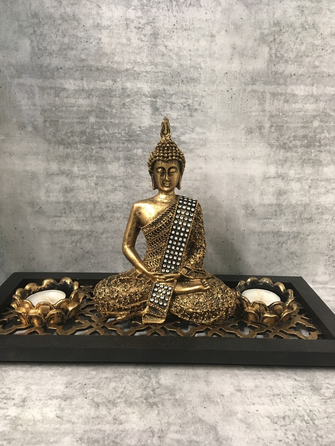 Zen Buddha with Candles