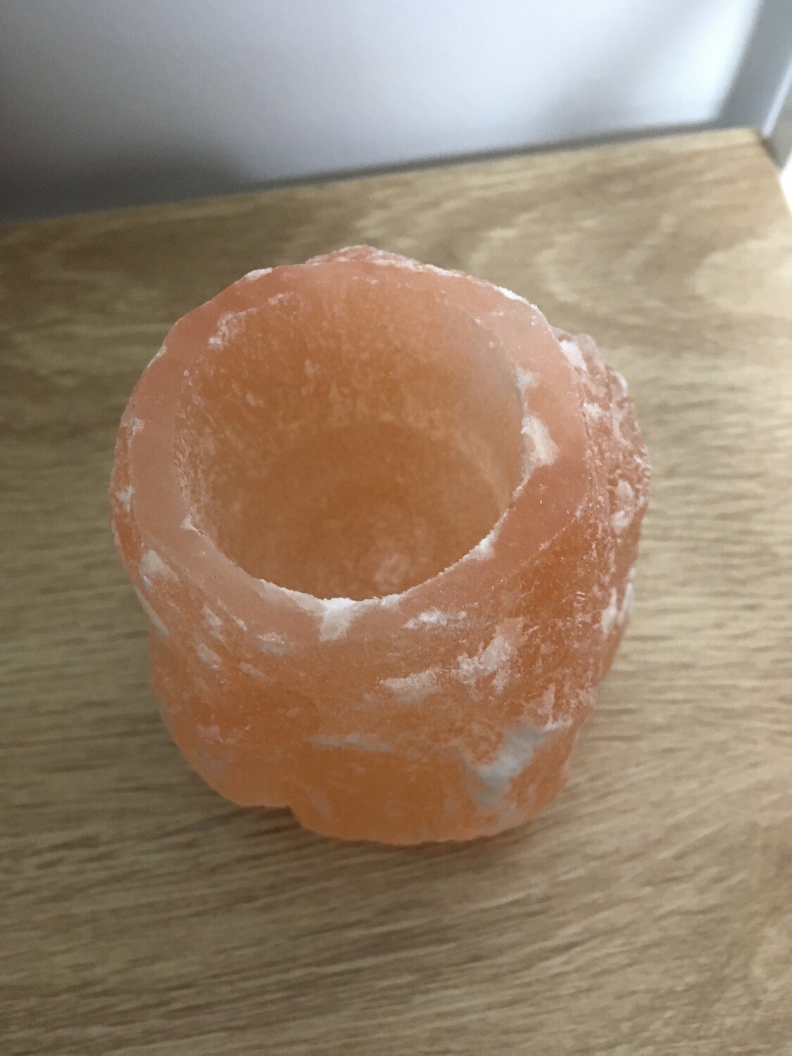 Orange Selenite Tower Candle Holder