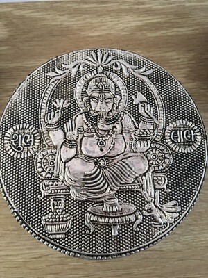Ganesh Round Jewellery Box