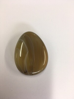 Agate Flatstone Teardrop
