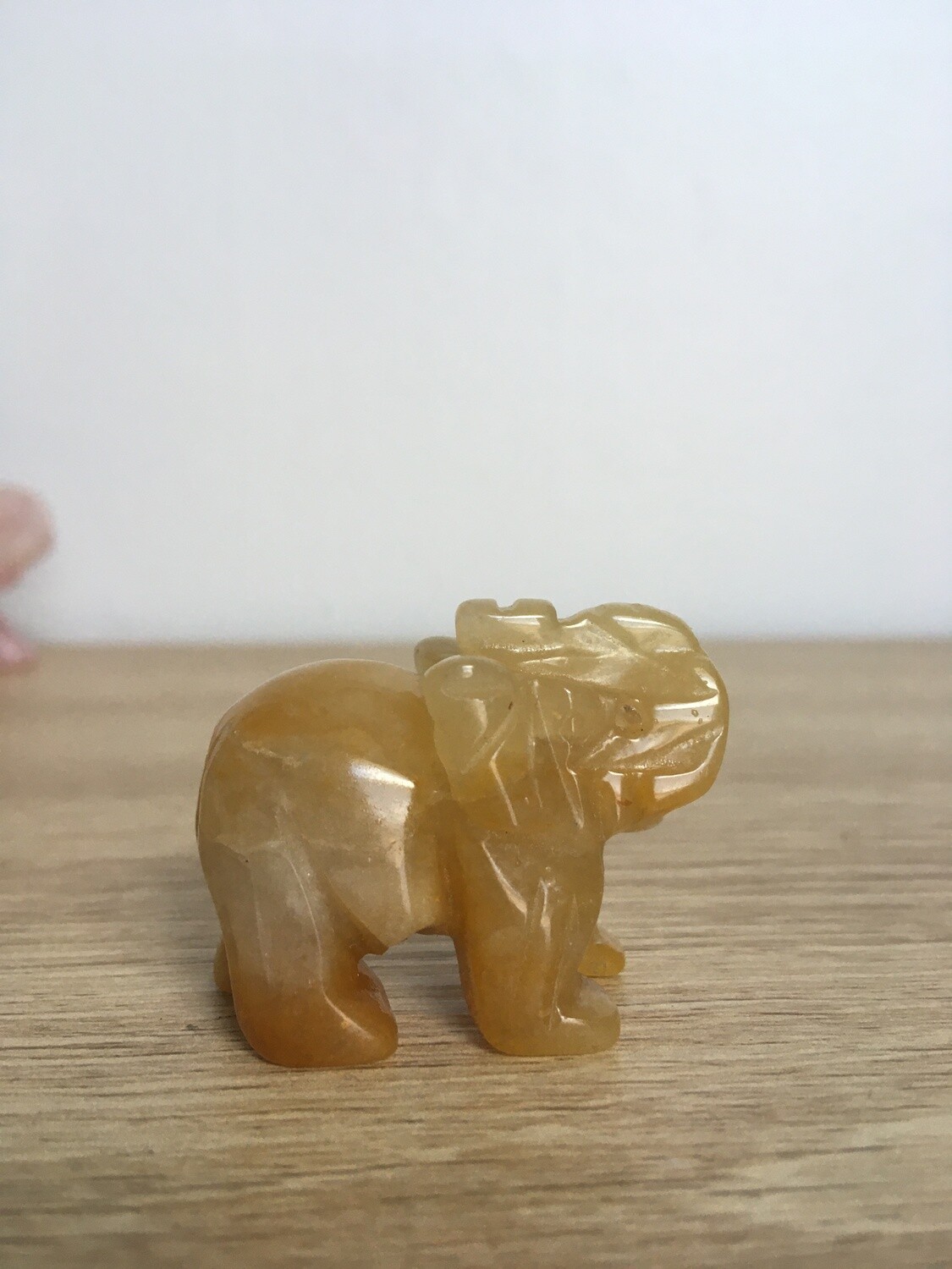 Yellow Aventurine Elephant - Small