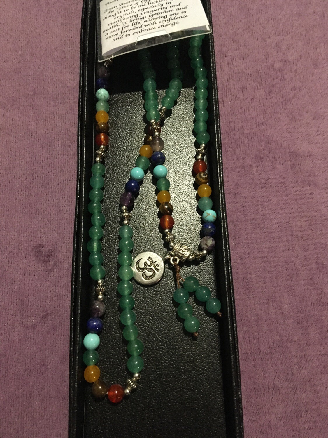 Aventurine Chakra Mala Beads