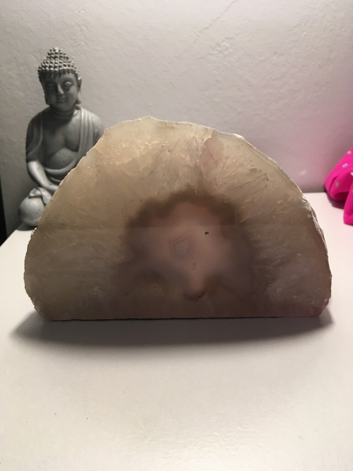 Natural Agate Candle Holder #2