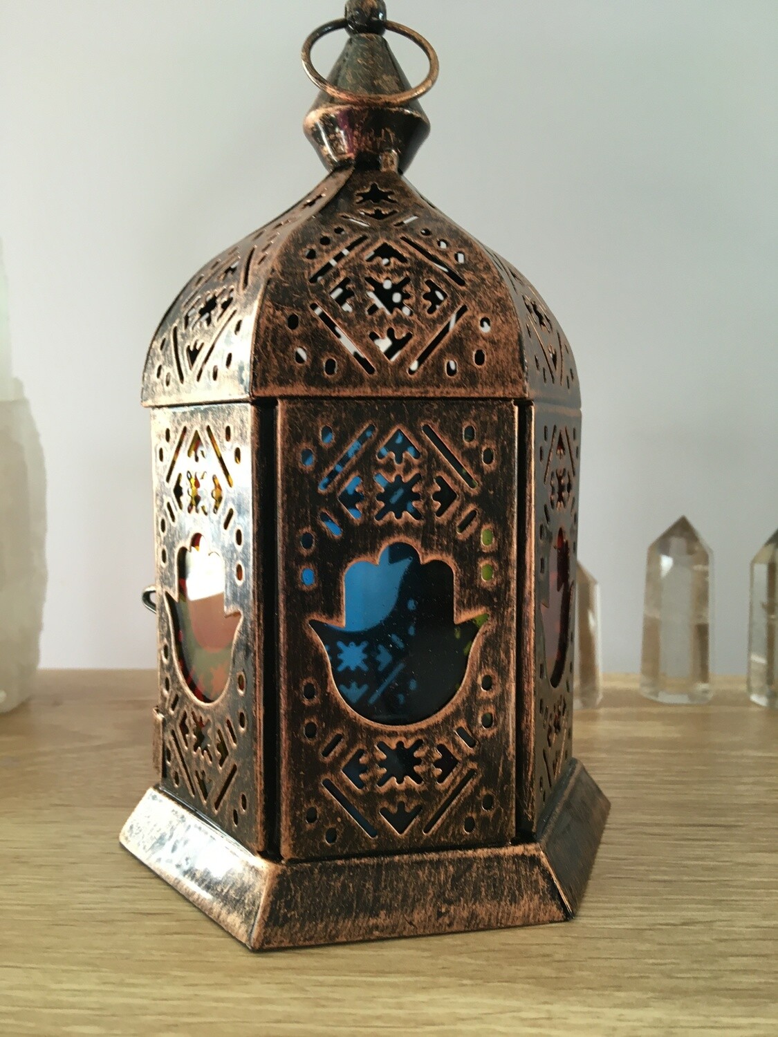 Hand of Fatima Moroccan Lantern