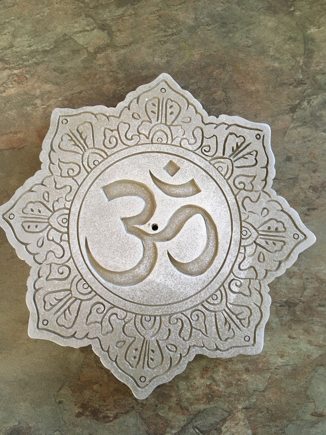 Stone Om Incense Holder