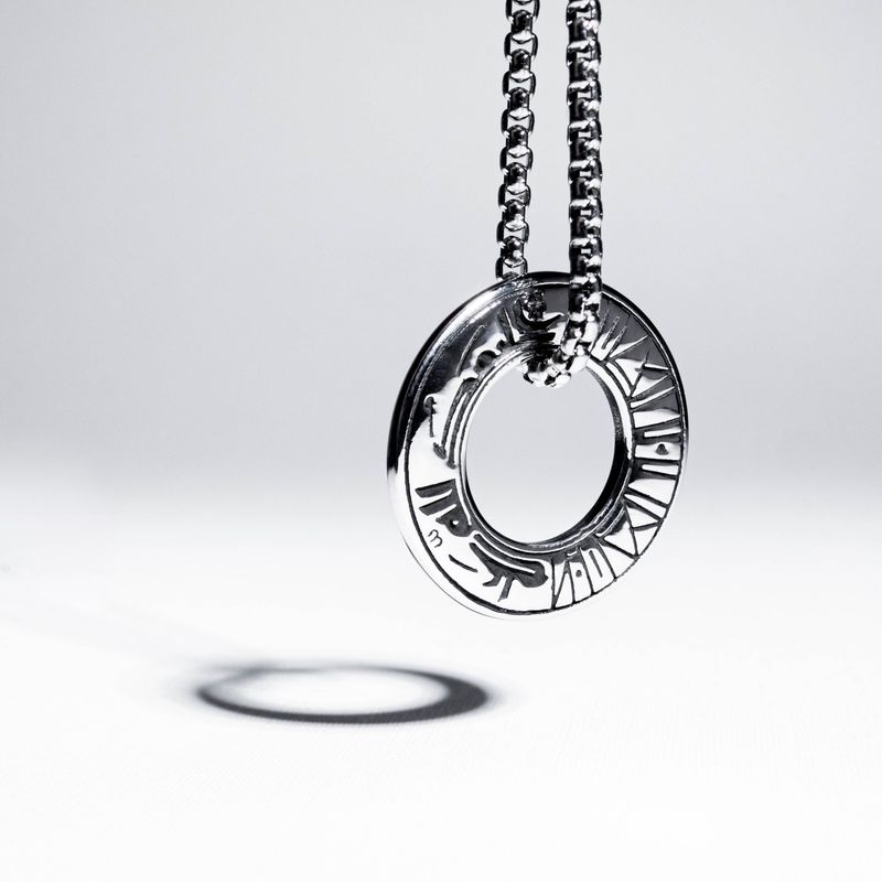 The Gratitude Pendant with Calligraphy Card