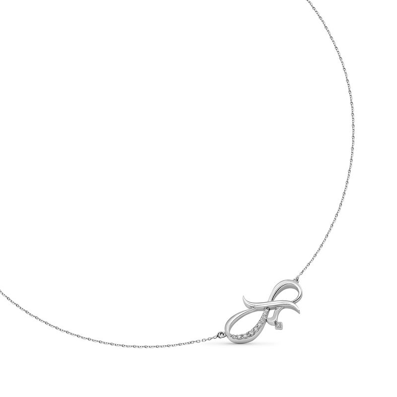 Infinite Love 18K Gold Pendant - Exclusive Arabic Calligraphy Design