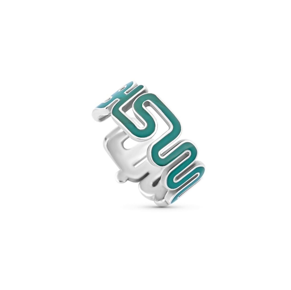 Love Yourself First - Arabic Calligraphy Ring with Colored Fillings