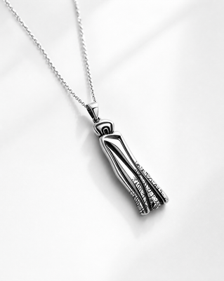"One Thread" Exclusive pendant Collab with the Rabab Tantawy