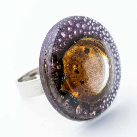 טבעת בייסיק סגול