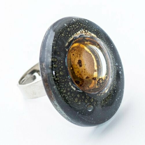 טבעת בייסיק שחור טבעת בייסיק שחור