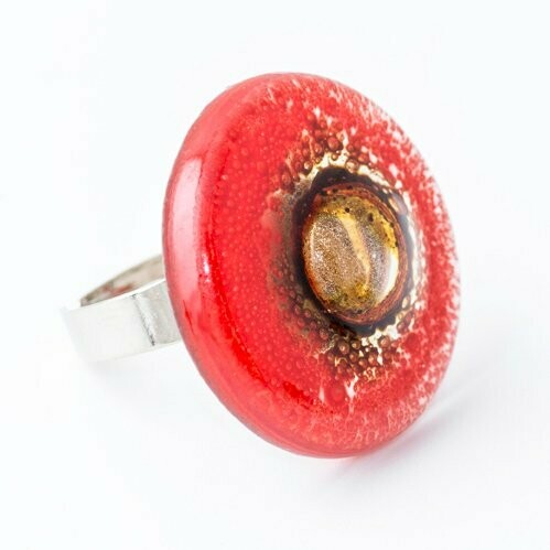 טבעת בייסיק אדום