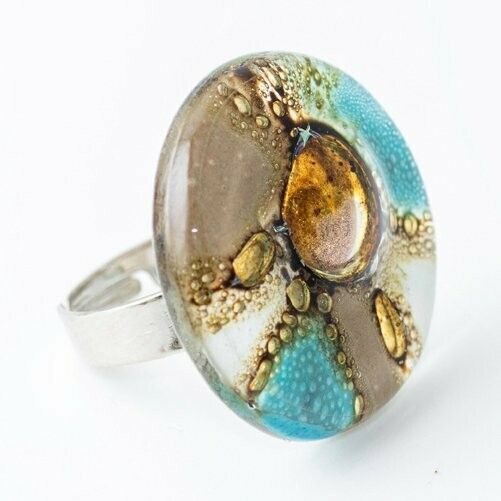 טבעת בייסיק טורקיז