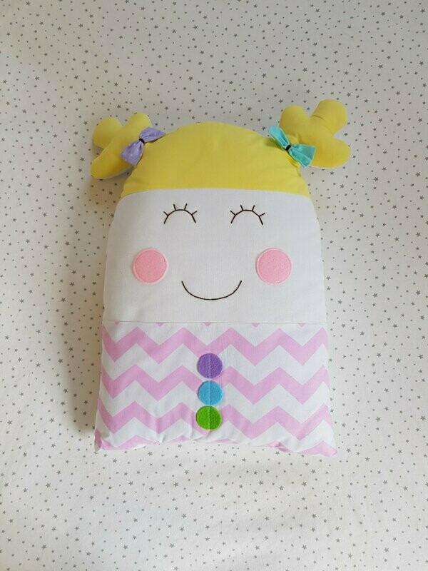 ילדה ורוד זיגזג ילדה ורוד זיגזג