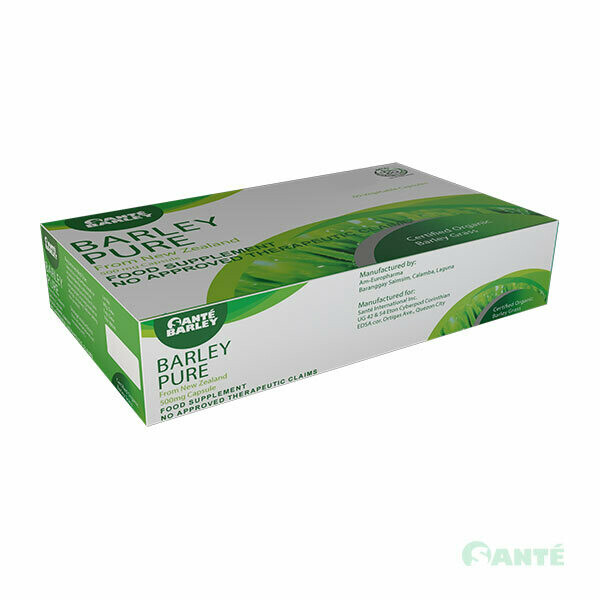 Sante Barley Pure 500mg x 60 capsules (Pure Barley Powder in Vegetable Capsules)