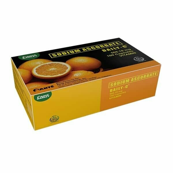 Daily-C 500mg x 100 capsules (Sodium Ascorbate) FOR A HEALTHY FAMILY