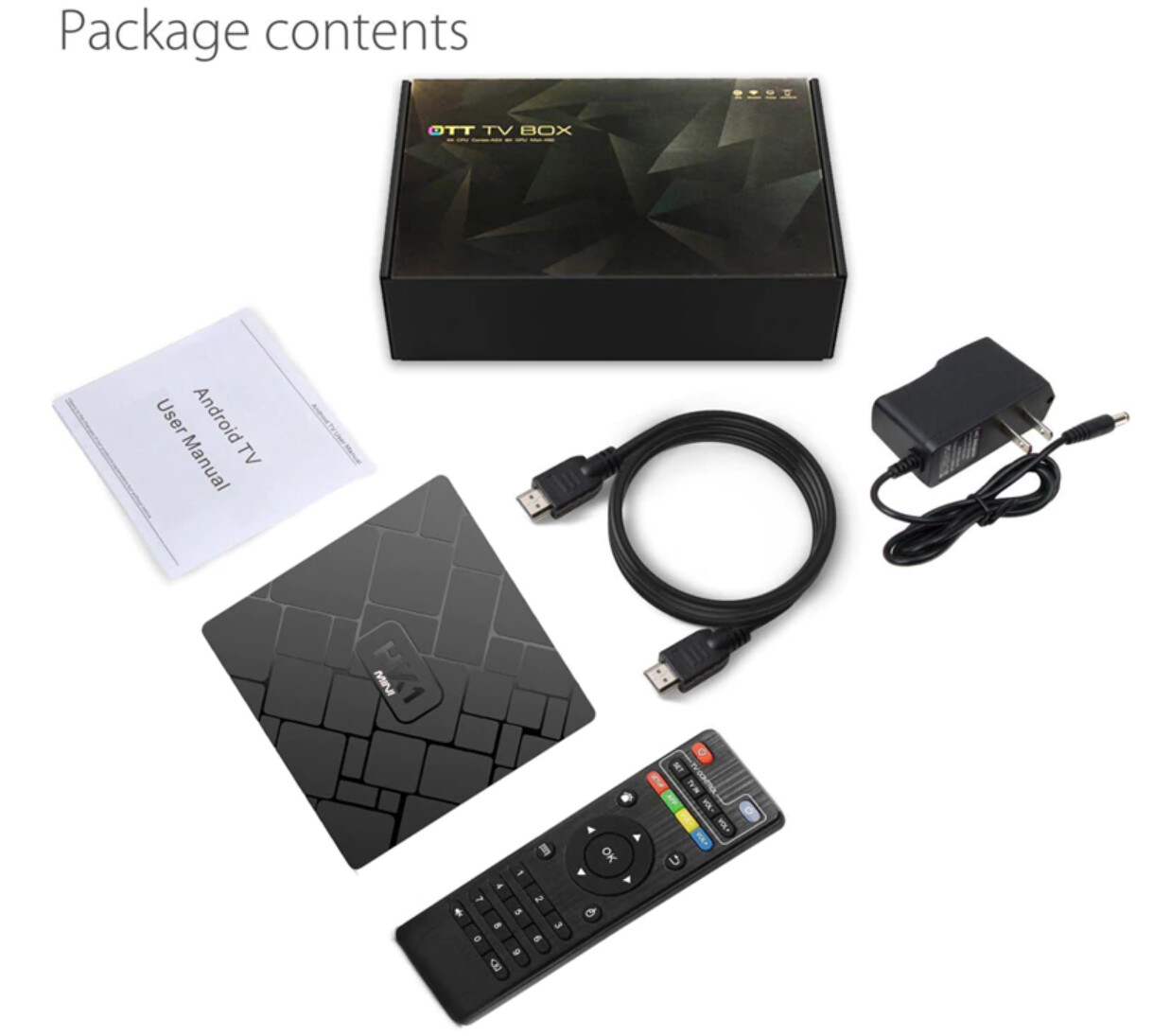 TV Box HK1 Mini (2 GB RAM &amp; 16 GB ROM) 4K HD (Android 8.1)