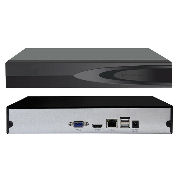 Security Camera System POE 4 MP (Higher than HD) 3 TB Hard Drive &amp; 4 Cameras