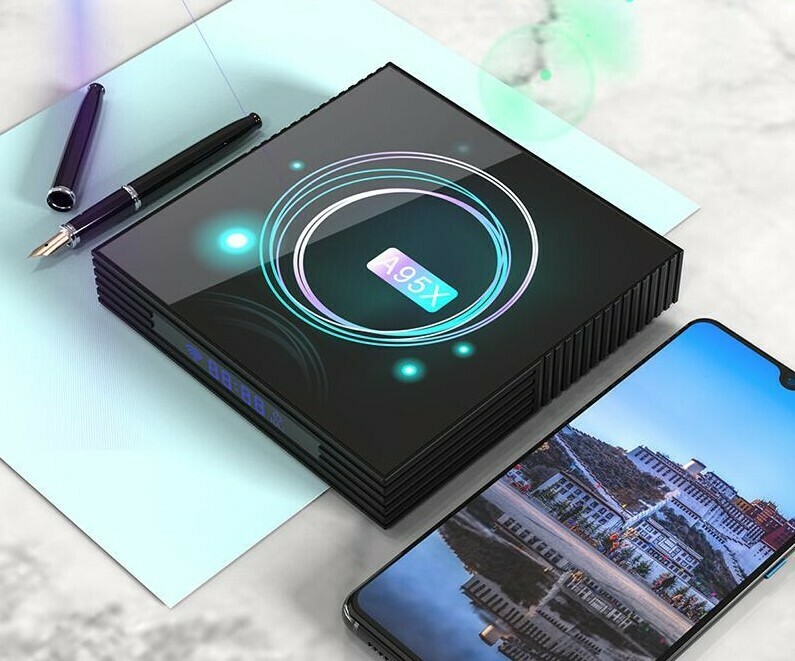 TV Box A95X F3 Slim (4 GB RAM &amp; 64 GB ROM) 8K 4K HD (Android 9.0)