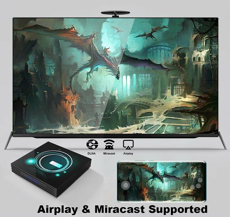 TV Box A95X F3 Slim (4 GB RAM &amp; 64 GB ROM) 8K 4K HD (Android 9.0)