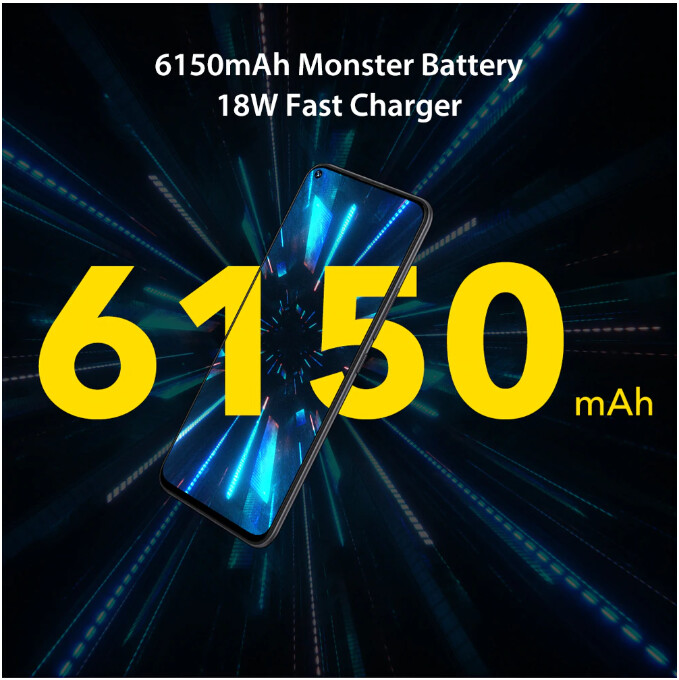 UMIDIGI Power 3 48 MP Quad Camera (4 GB DDR4 RAM &amp; 64 GB ROM) Android 10 (Unlocked)