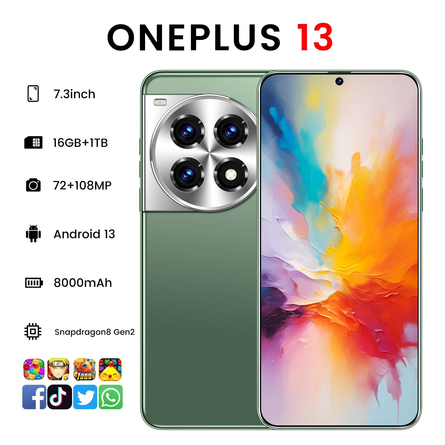 OnePlus 13 - 16 GB RAM &amp; 1 TB ROM - Black (Global Version)