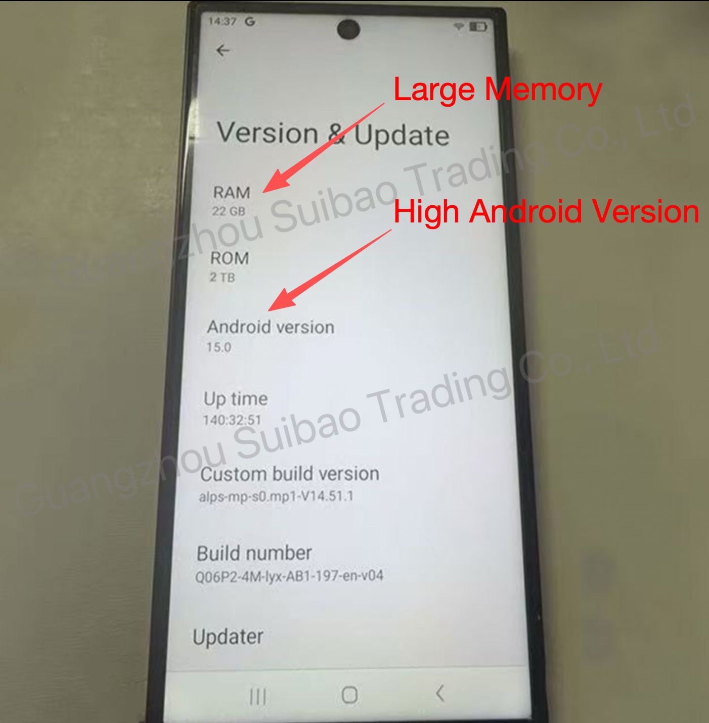 Unbranded S25 Ultra 5G (22 GB RAM &amp; 2 TB ROM) (Unlocked) (Black)