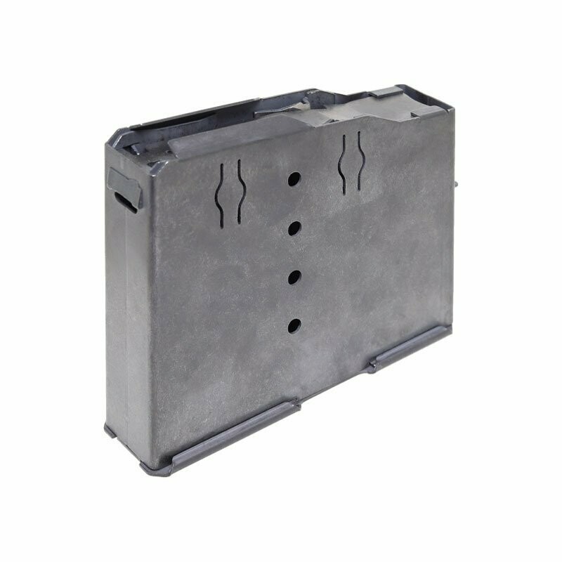 Stahlmagazin für Mod. X3/X4, Kaliber 338 Lapua Mag. / 300 Norma Mag. / 375 SWISS P, 5-Schuss