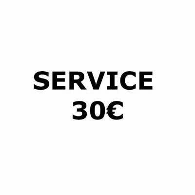 Serviceleistung für Ersatzteile 30€