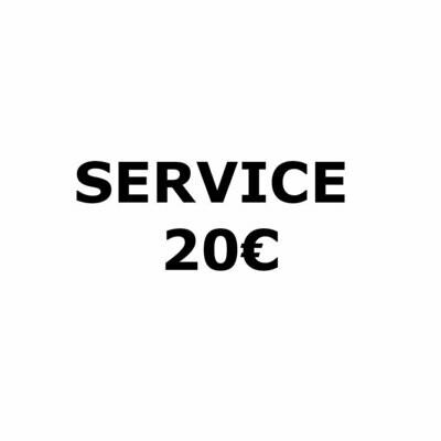 Serviceleistung für Ersatzteile 20€