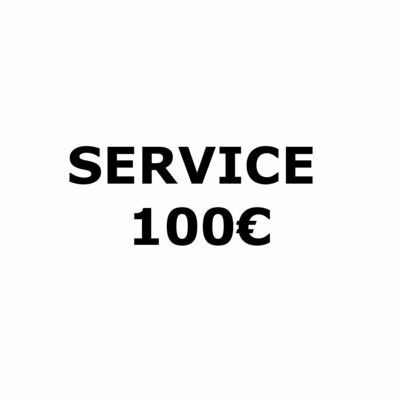 Serviceleistung für Ersatzteile 100€