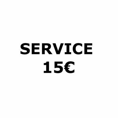 Serviceleistung für Ersatzteile 15€