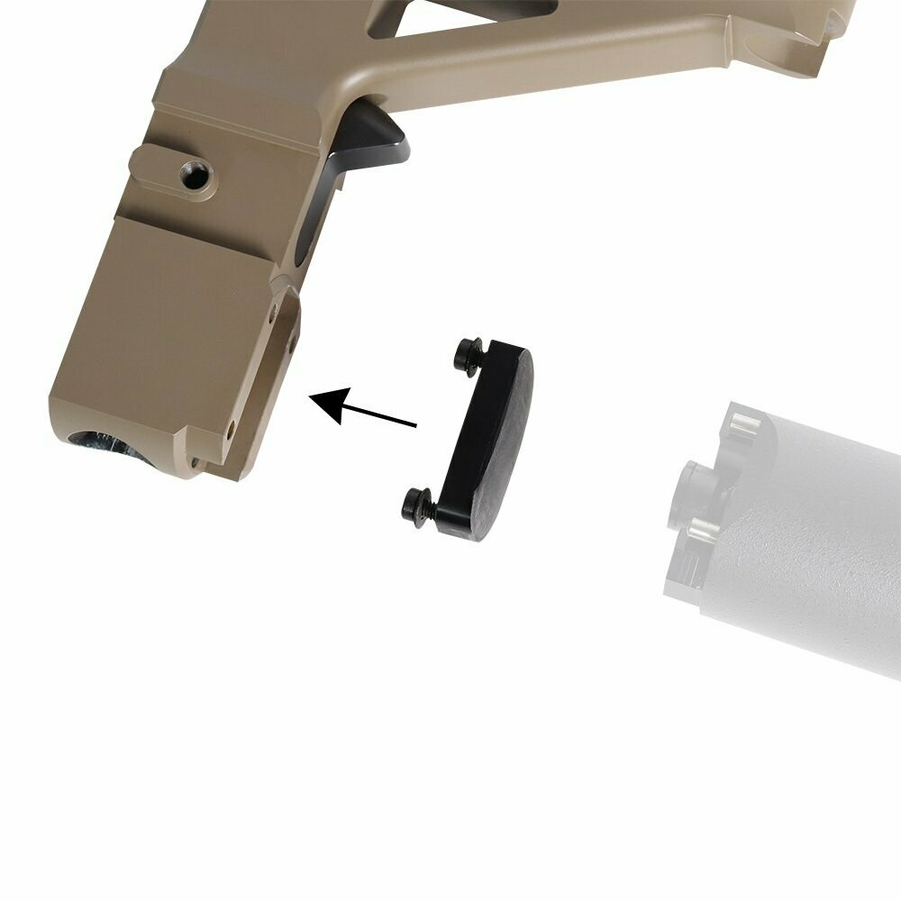 Cover monopod for rear-stock M2/X3