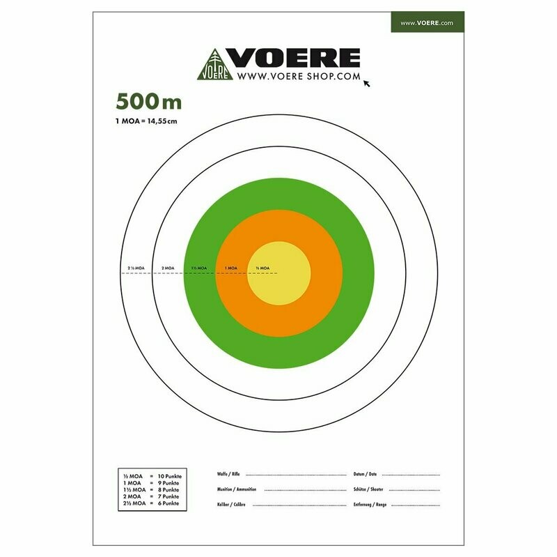 Zielscheibe 500 m (10 Stück)