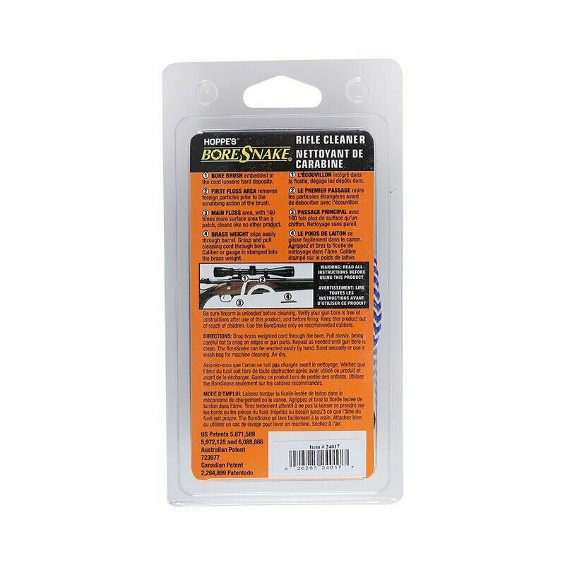 BoreSnake para calibre .338 (arma larga)
