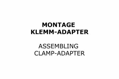 Montage Klemm-Adapter