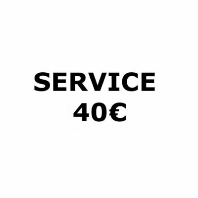 Serviceleistung für Ersatzteile 40€