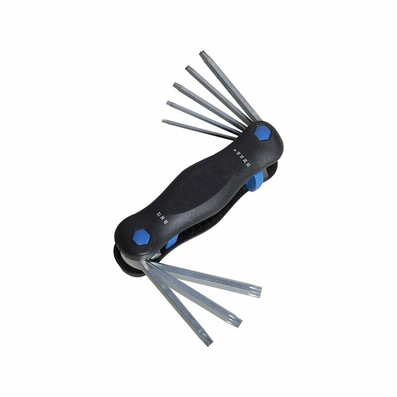 Schraubendrehersatz 8-teilig handklappbar T9 - T40