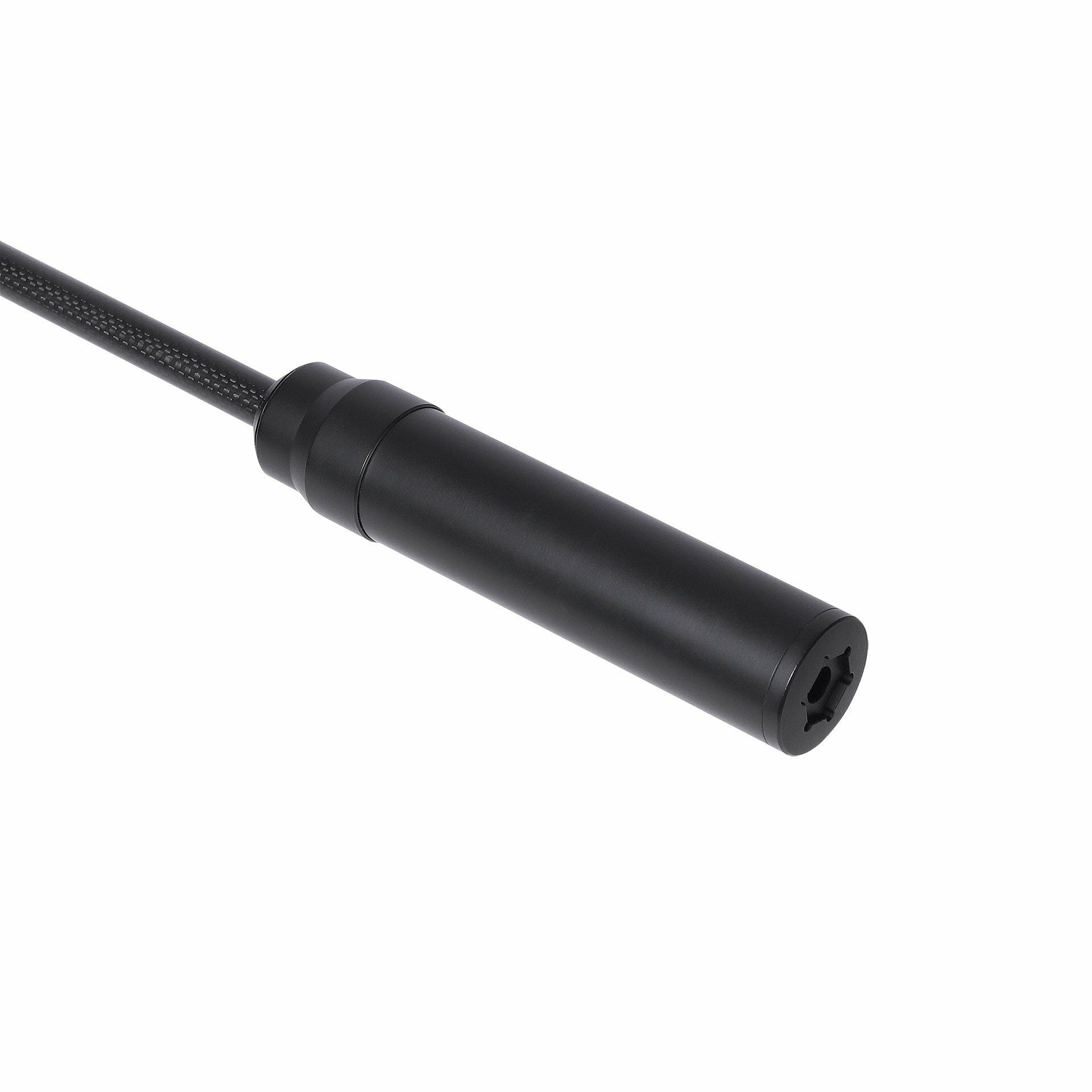 JAGD End-Barrel Schalldämpfer für Klein-, Schonzeit- und Pistolenkaliber inkl. VOERE Mündungsbremse